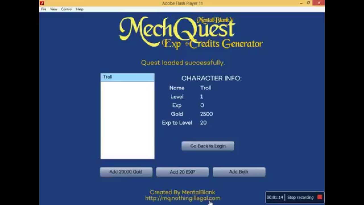 mechquest hacked version